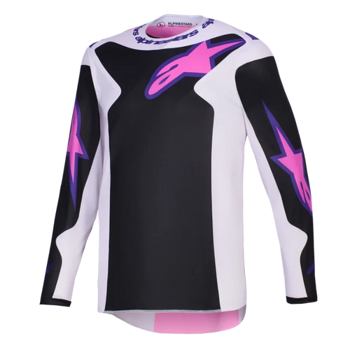 Alpinestars 2026 Fluid Grid Jersey Black/Light Grey/Purple