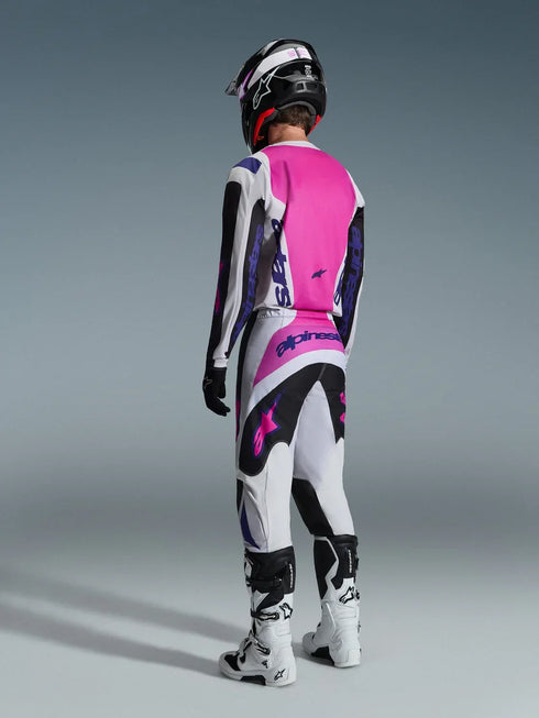 Alpinestars 2026 Fluid Grid Jersey Black/Light Grey/Purple