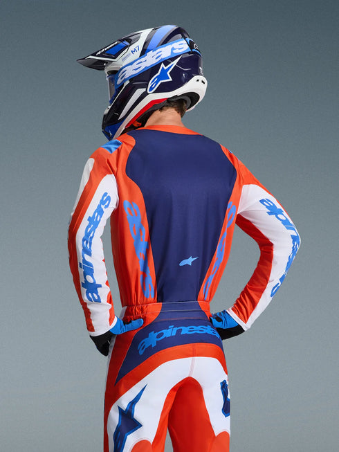 Alpinestars 2026 Fluid Grid Jersey - Orange/Blue