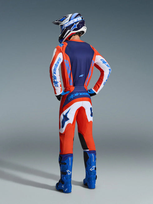 Alpinestars 2026 Fluid Grid Jersey - Orange/Blue
