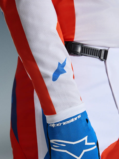 Alpinestars 2026 Fluid Grid Jersey - Orange/Blue
