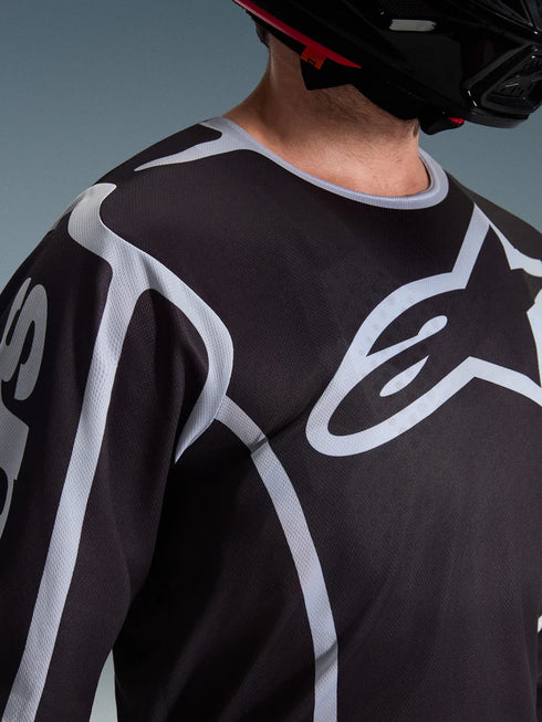 Alpinestars 2026 Fluid Apex Jersey - Black/Grey
