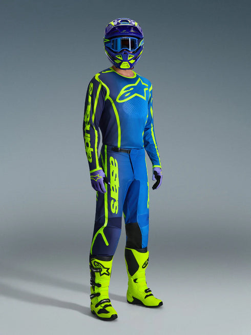 Alpinestars 2026 Fluid Apex Jersey - Blue/Yellow