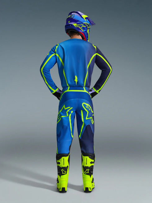 Alpinestars 2026 Fluid Apex Jersey - Blue/Yellow