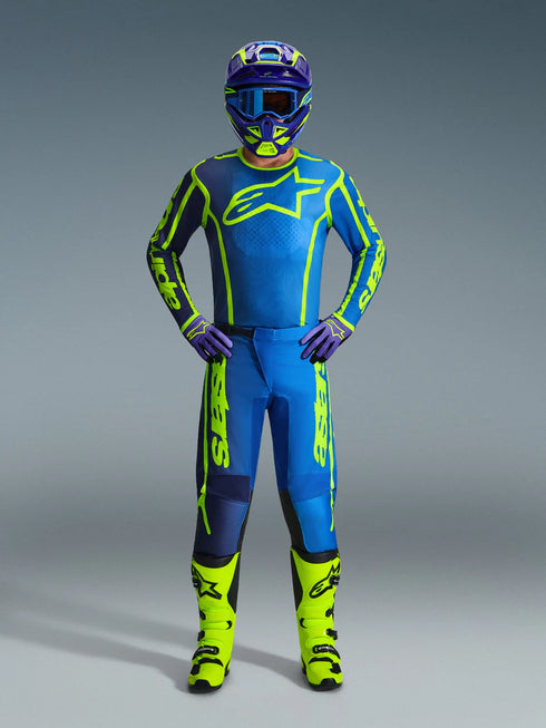 Alpinestars 2026 Fluid Apex Jersey - Blue/Yellow