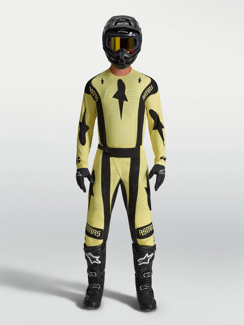 Alpinestars 2027 Techstar Atrox Jersey - Yellow/Black — Motorcycle Gear (image 7 of 9)