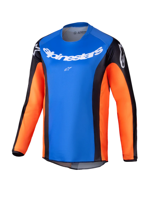 Alpinestars Youth Racer Melt Jersey Orange/Blue