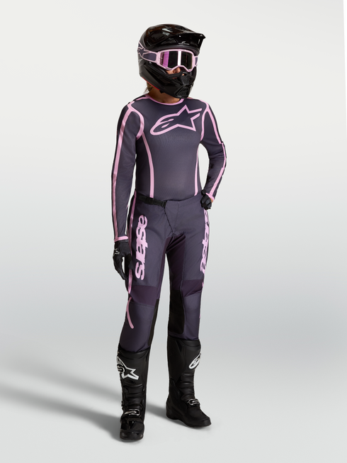 Alpinestars 2027 Stella Fluid Apex Pants - Grey/Pink — Motorcycle Gear (image 7 of 9)