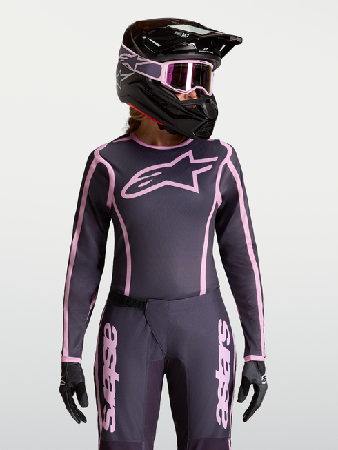 Alpinestars 2027 Stella Fluid Apex V2 Jersey - Greystone/Old Pink