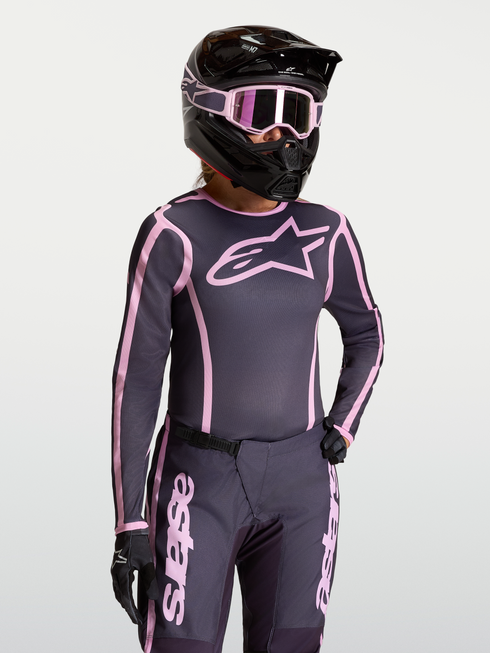 Alpinestars 2027 Stella Fluid Apex V2 Jersey - Greystone/Old Pink