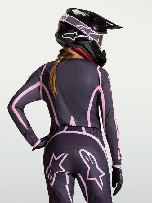 Alpinestars 2027 Stella Fluid Apex V2 Jersey - Greystone/Old Pink