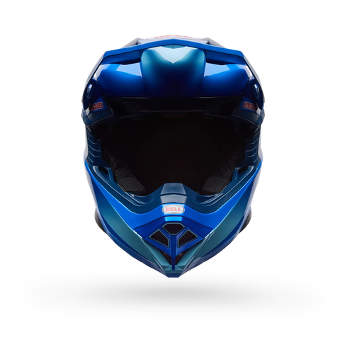 Bell Moto-10 Spherical ET3 Cortez Special Edition Helmet - Blue — Motorcycle Helmets (image 4 of 10)