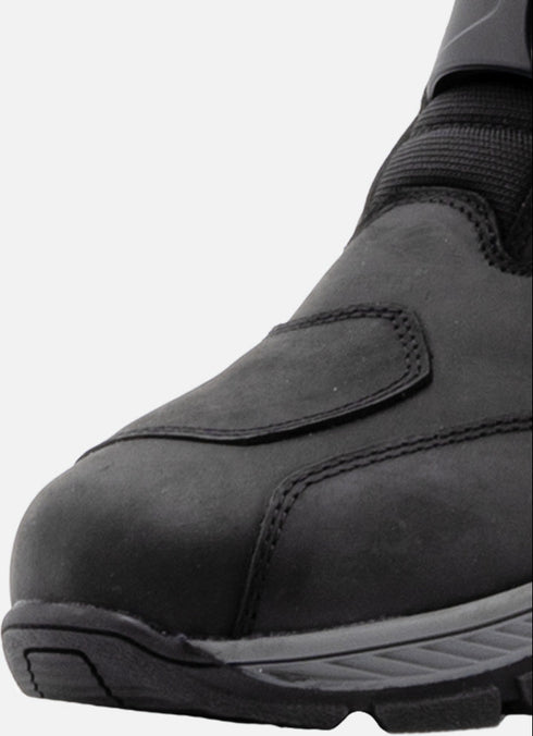 LS2 Mens Adventure WP Boots - Black — Motorcycle Gear (image 5 of 9)