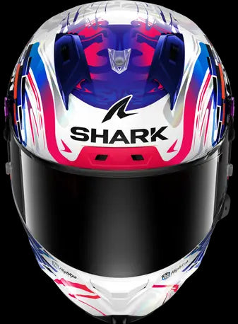 Shark Aeron GP Racing Zarco Replica Helmet - Carbon/Pink/Blue