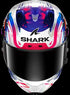 Shark Aeron GP Racing Zarco Replica Helmet - Carbon/Pink/Blue