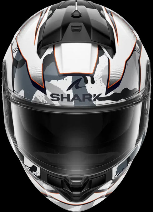 Shark Ridill 2 TLD Matrix Helmet - Camo/White/Silver WSR