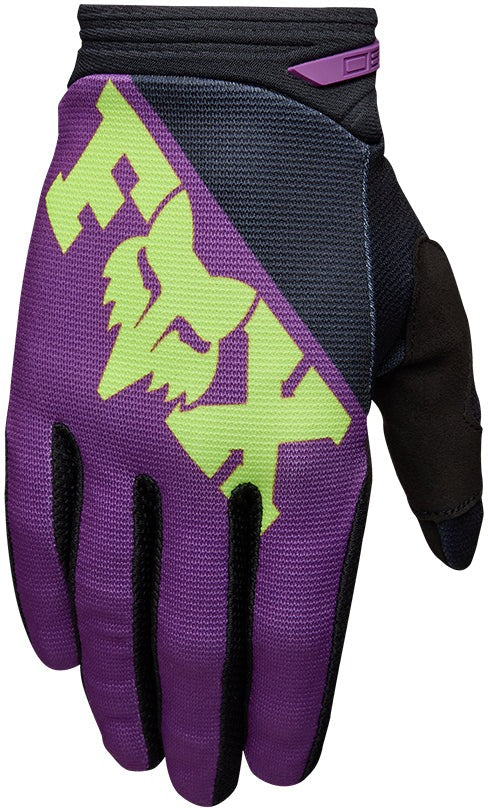Fox Racing Youth 180 Raid Gloves - Purple Lava — Motorcycle Gear (image 1 of 6)