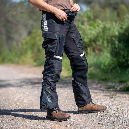 LS2 Mens X-Master Pants - Black/Grey — Motorcycle Gear (image 3 of 18)