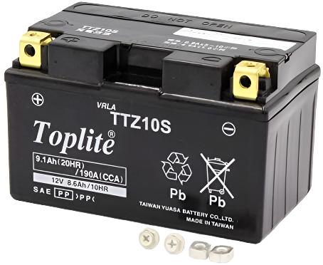 Toplite Motorcycle Battery - TTZ10S