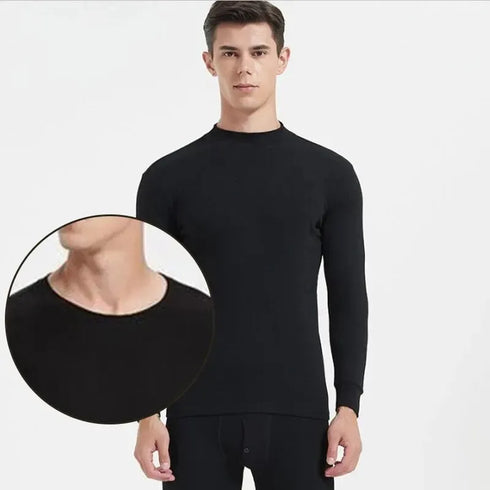 SBK Accessories Fleece Thermal Undersuit Set - Black