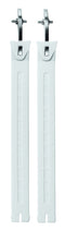 Sidi Replacement Extra Long Crossfire Boot Straps - White