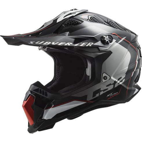 LS2 MX700 Subverter Evo II Arched Helmet - Black
