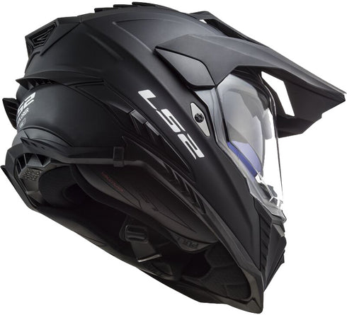 LS2 2024 MX701 Explorer Solid Helmet - Black Matt