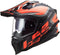 LS2 2024 MX701 Explorer Alter Helmet - Black/Orange Matt