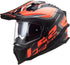 LS2 2024 MX701 Explorer Alter Helmet - Black/Orange Matt