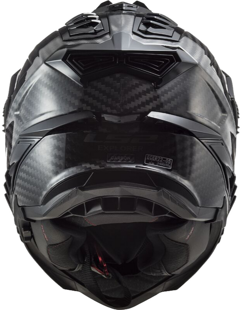 LS2 2024 MX701 Explorer Carbon Helmet - Black Gloss