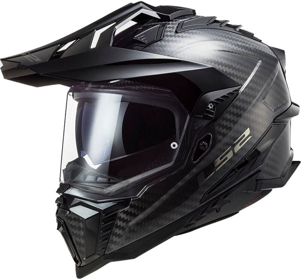 LS2 2024 MX701 Explorer Carbon Helmet - Black Gloss