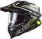 LS2 2024 MX701 Explorer Carbon Edge Helmet - Black/Hi-Viz Yellow Gloss