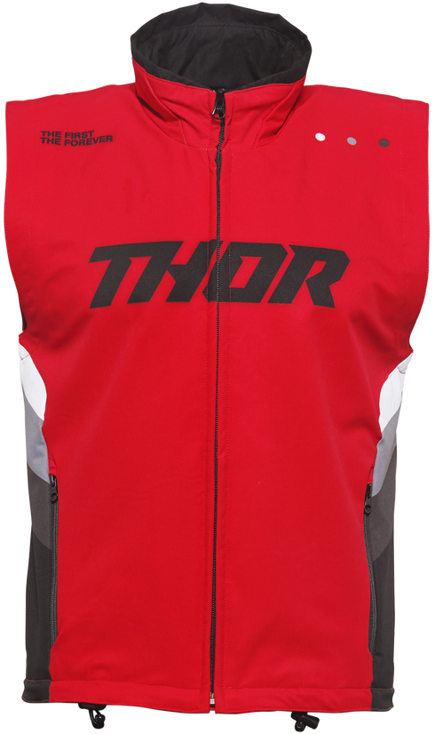 Thor 2023 Warm-Up Vest - Red/Black