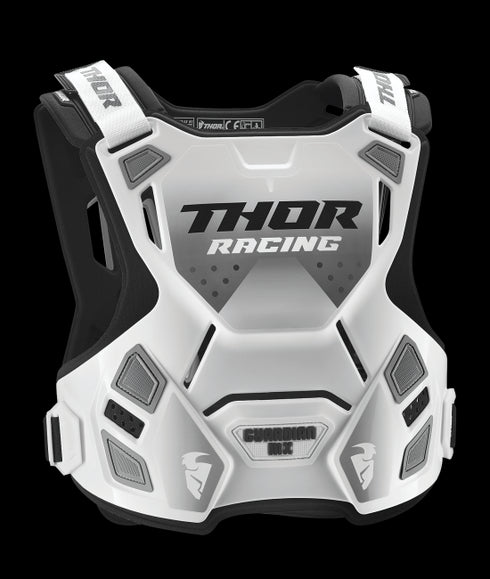 Thor Guardian MX Chest Protector - White/Black