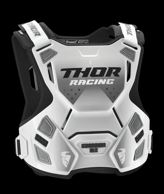 Thor Guardian MX Chest Protector - White/Black