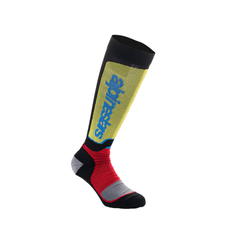 Alpinestars MX Plus Socks Black/Red/Blue