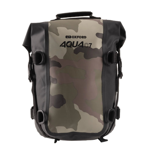 Oxford Aqua C7 Crash Bar Bag - Camouflage