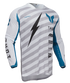 Thor 2025 LAUNCHMODE Vented Raid Jersey - White/Grey