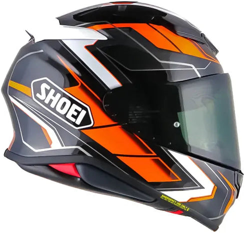 Shoei NXR2 Prologue Helmet - TC-8 (Black/Orange) — Motorcycle Helmets (image 4 of 10)