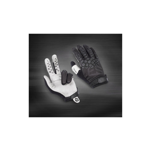 S3 Parts Hard Enduro Nuts Black Angel Collection Gloves - Black/Grey