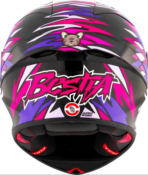KYT KX-1 Race GP Replica Helmet - Bastianini (2023) Gloss