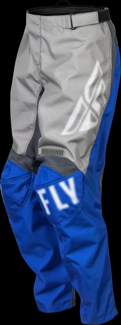 Fly Racing 2023 Youth F-16 Motocross Pants - Grey/Blue