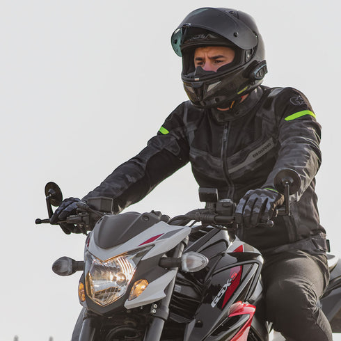 Oxford Dakar Dry2Dry Air MS Jacket - Grey Camo — Motorcycle Gear (image 5 of 5)