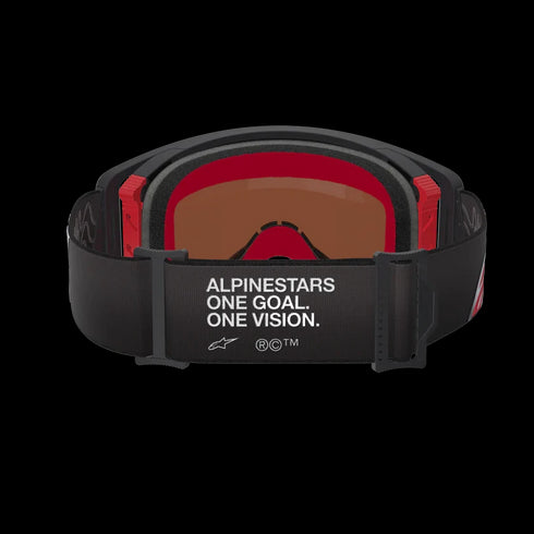 Alpinestars Supertech Corp Goggles (Mirror Lens) - Black/Red