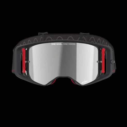 Alpinestars Supertech Corp Goggles (Mirror Lens) - Black/Red