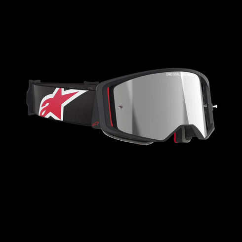 Alpinestars Supertech Corp Goggles (Mirror Lens) - Black/Red
