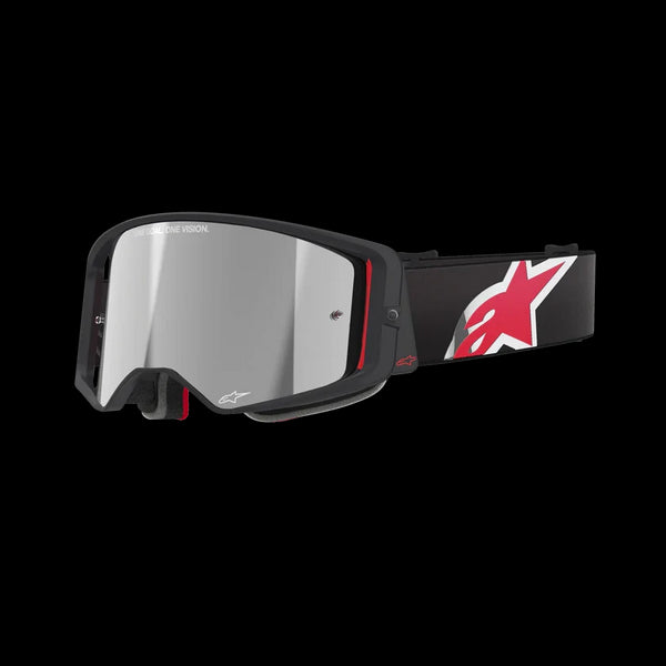 Alpinestars Supertech Corp Goggles (Mirror Lens) - Black/Red