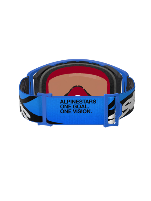 Alpinestars Supertech Stream Goggle - Blue (Blue Mirror Lens)