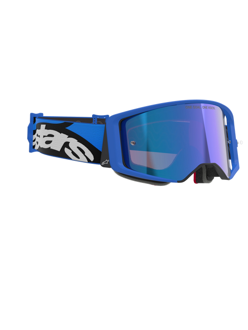 Alpinestars Supertech Stream Goggle - Blue (Blue Mirror Lens)