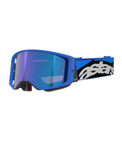 Alpinestars Supertech Stream Goggle - Blue (Blue Mirror Lens)